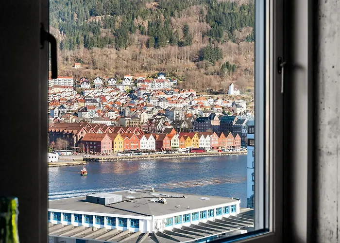شقة Nordnes - Amazing View Of Bryggen! برغن