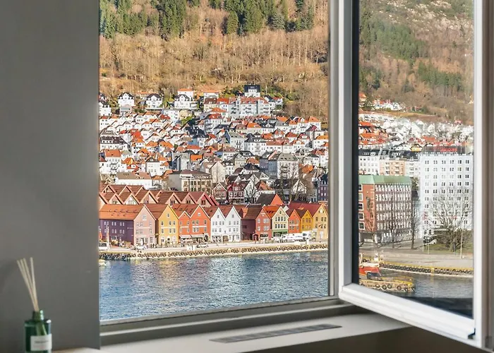 Nordnes - Amazing View Of Bryggen! شقة برغن